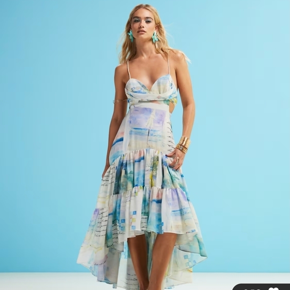 ASOS Dresses & Skirts - ASOS Multicolor High Low Dress